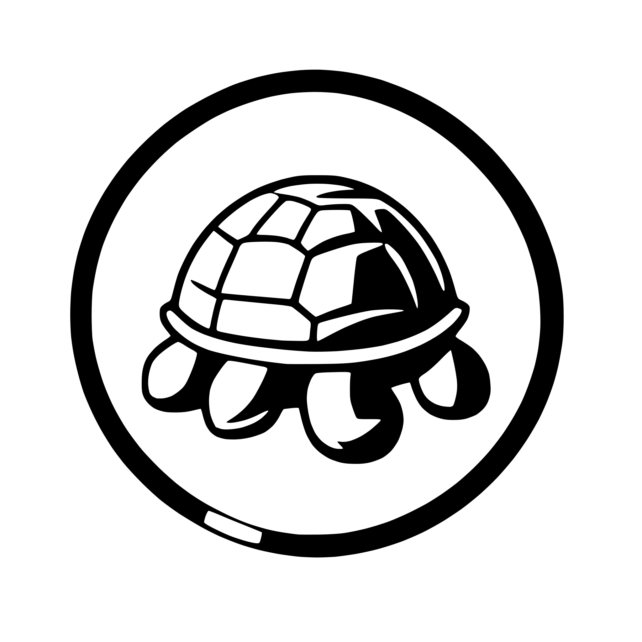 AI-generated SVG of a minimalist turtle with shell pattern