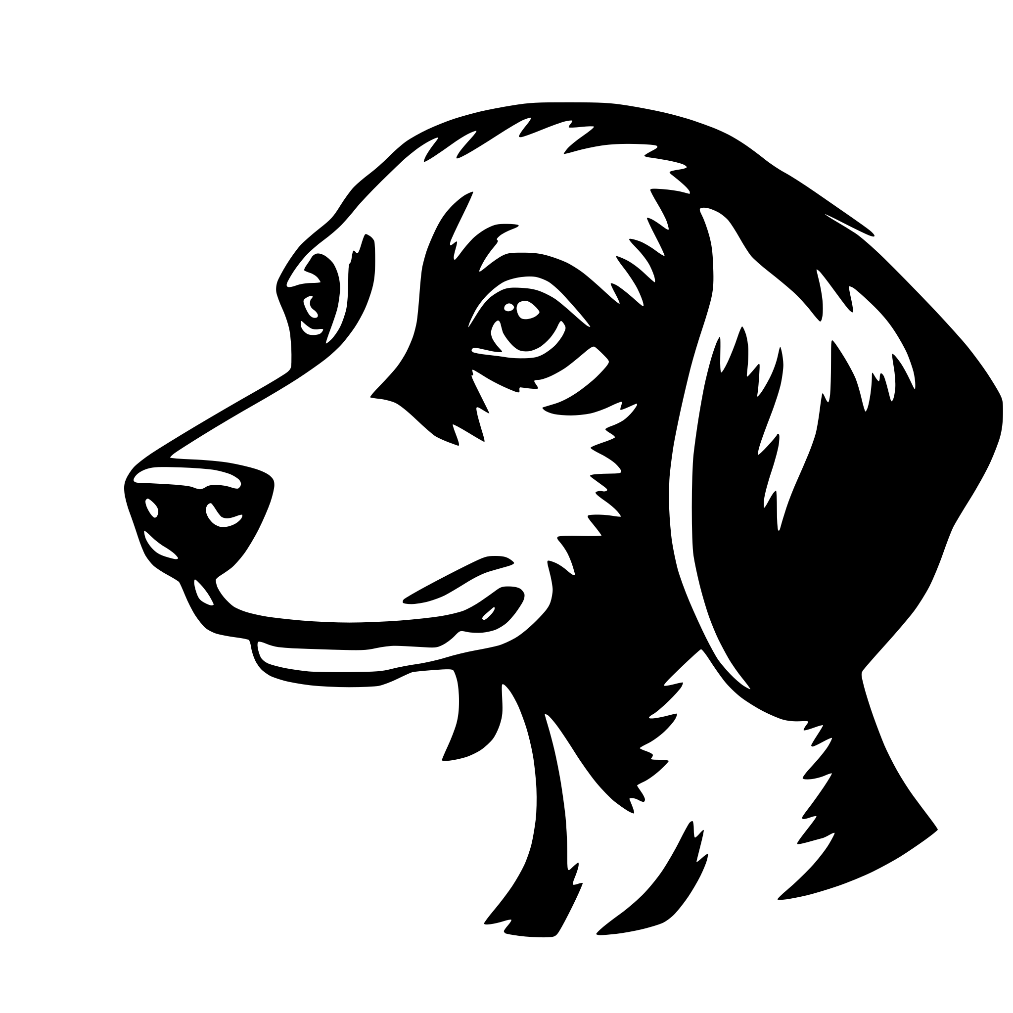 AI-generated SVG of a Dog logo