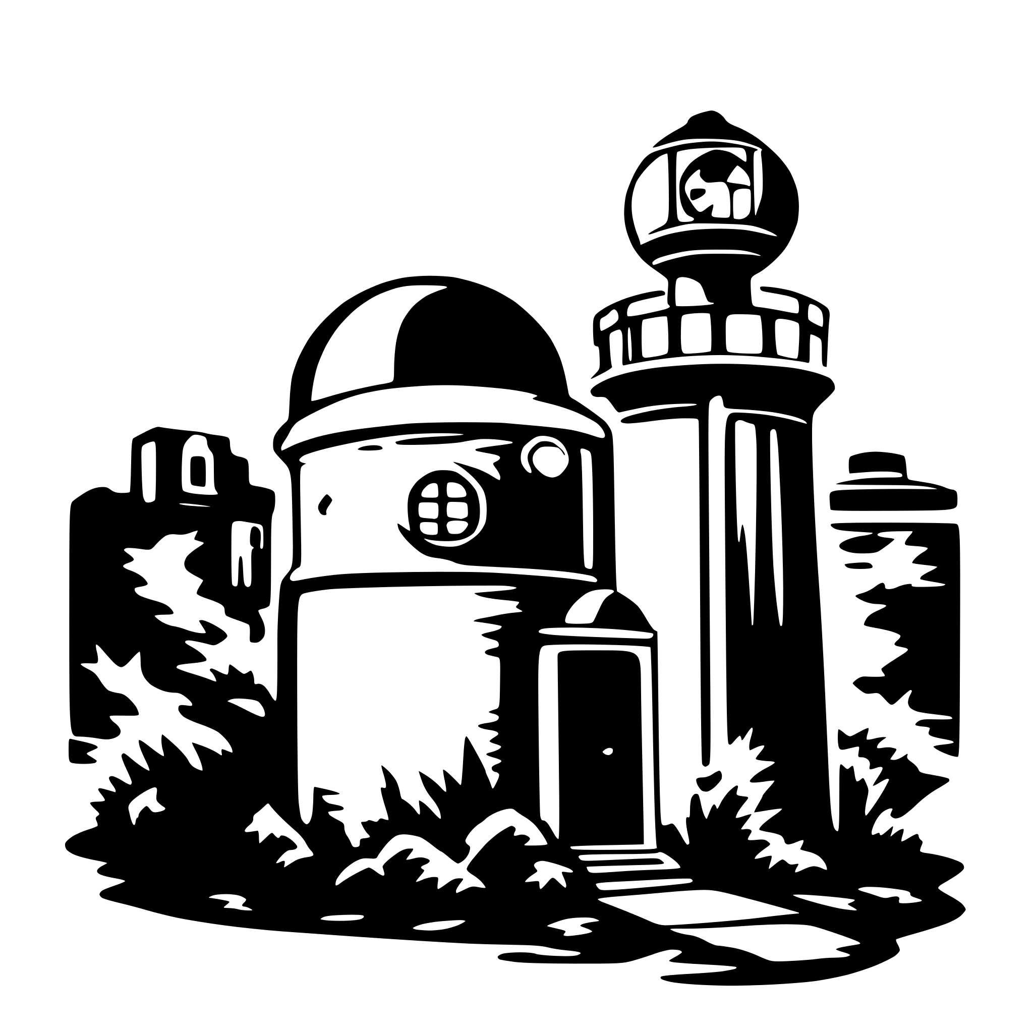 AI-generated SVG of 'Bombeiro fazendo resgates'