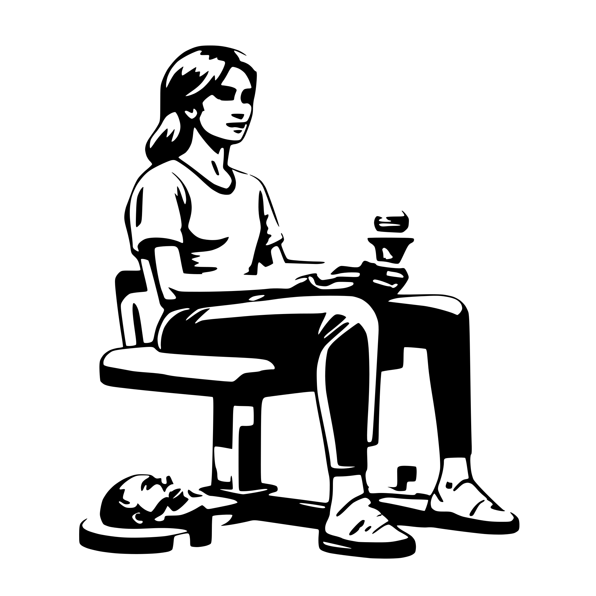 AI-generated SVG of 'physiotherapist'