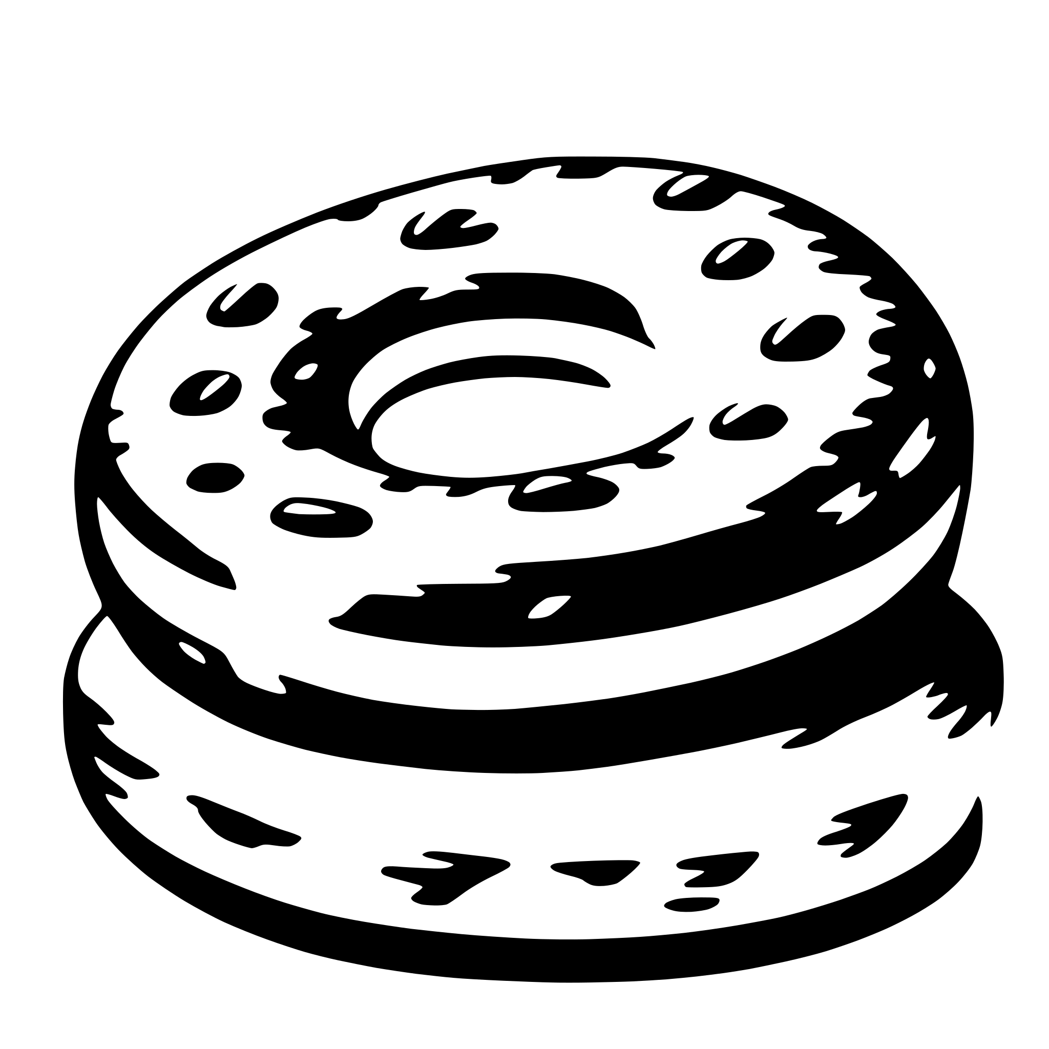 AI-generated SVG of 'bagel'