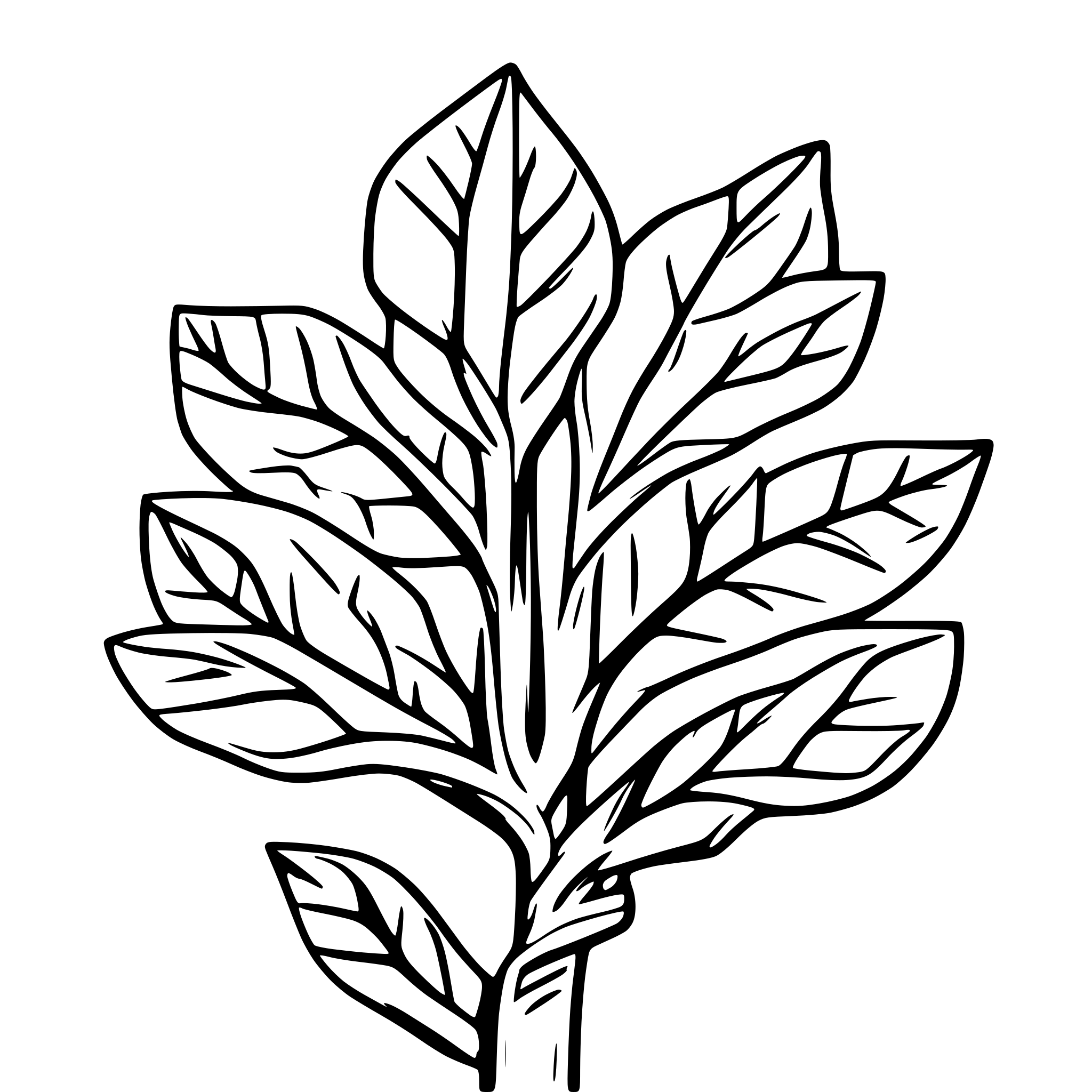 AI-generated SVG of 'bush with thorns'