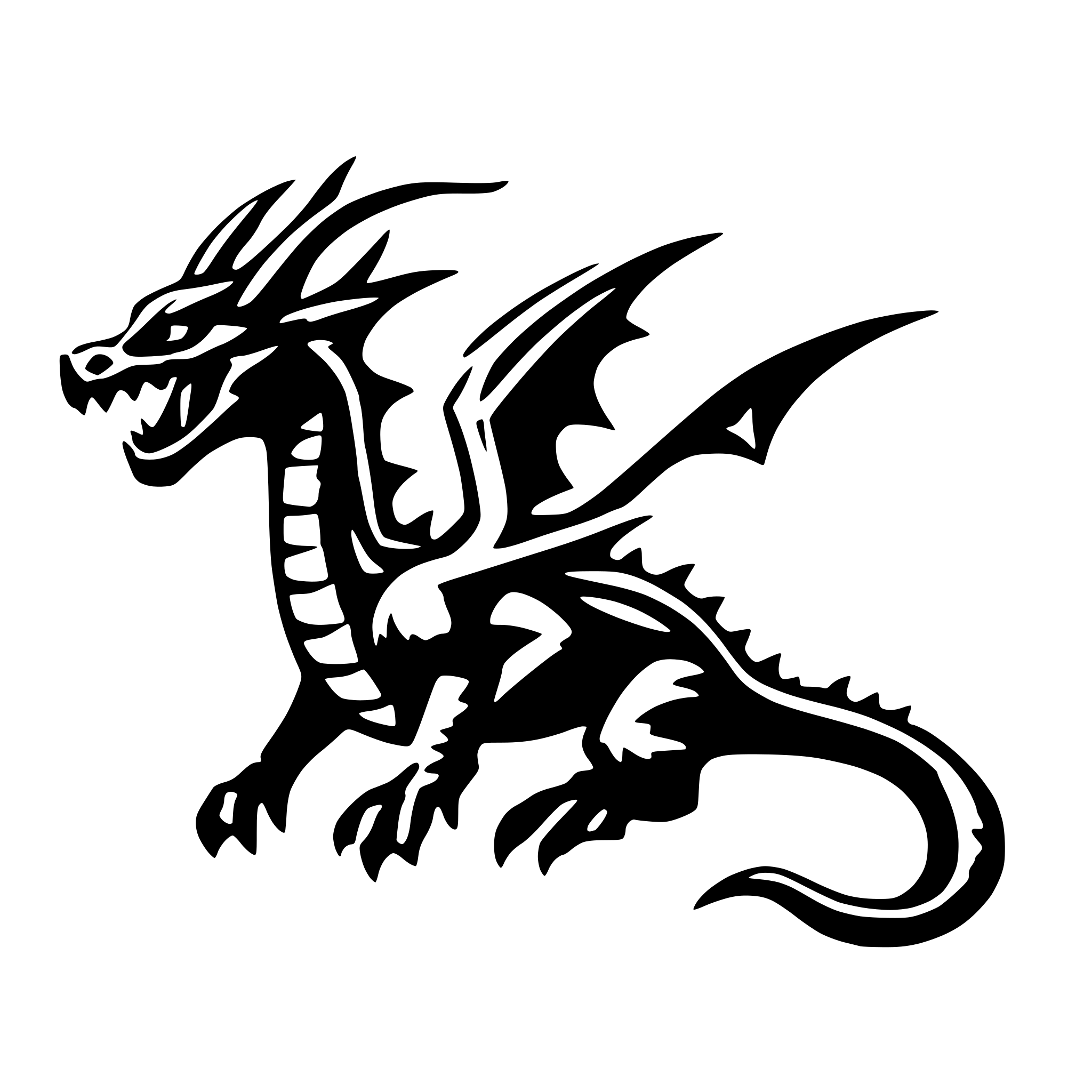 AI-generated SVG of a dragons take flight
