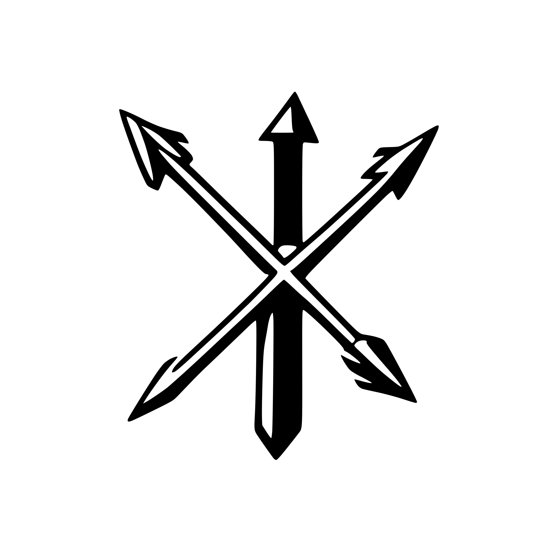 AI-generated SVG of 'straight arrow'