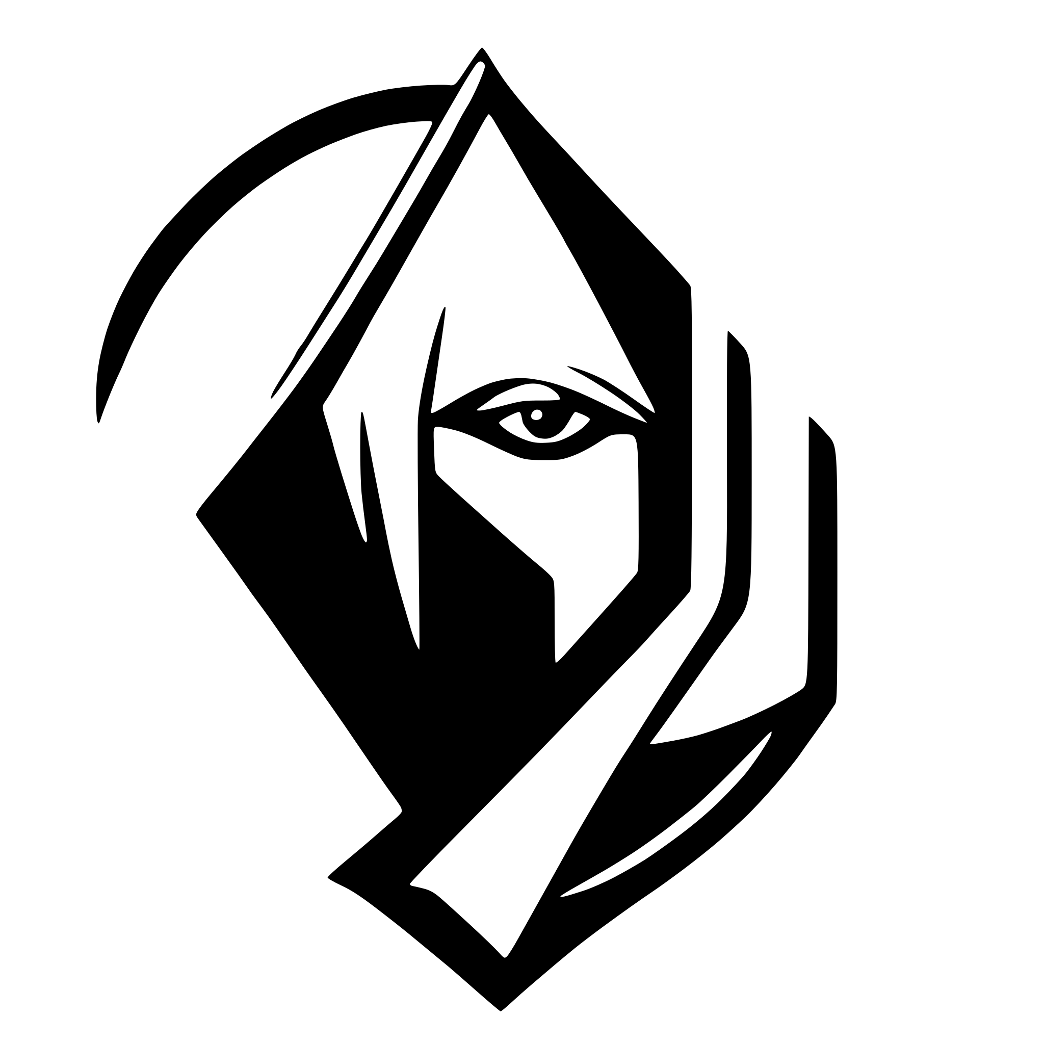 AI-generated SVG of a a logo for project named Daemon