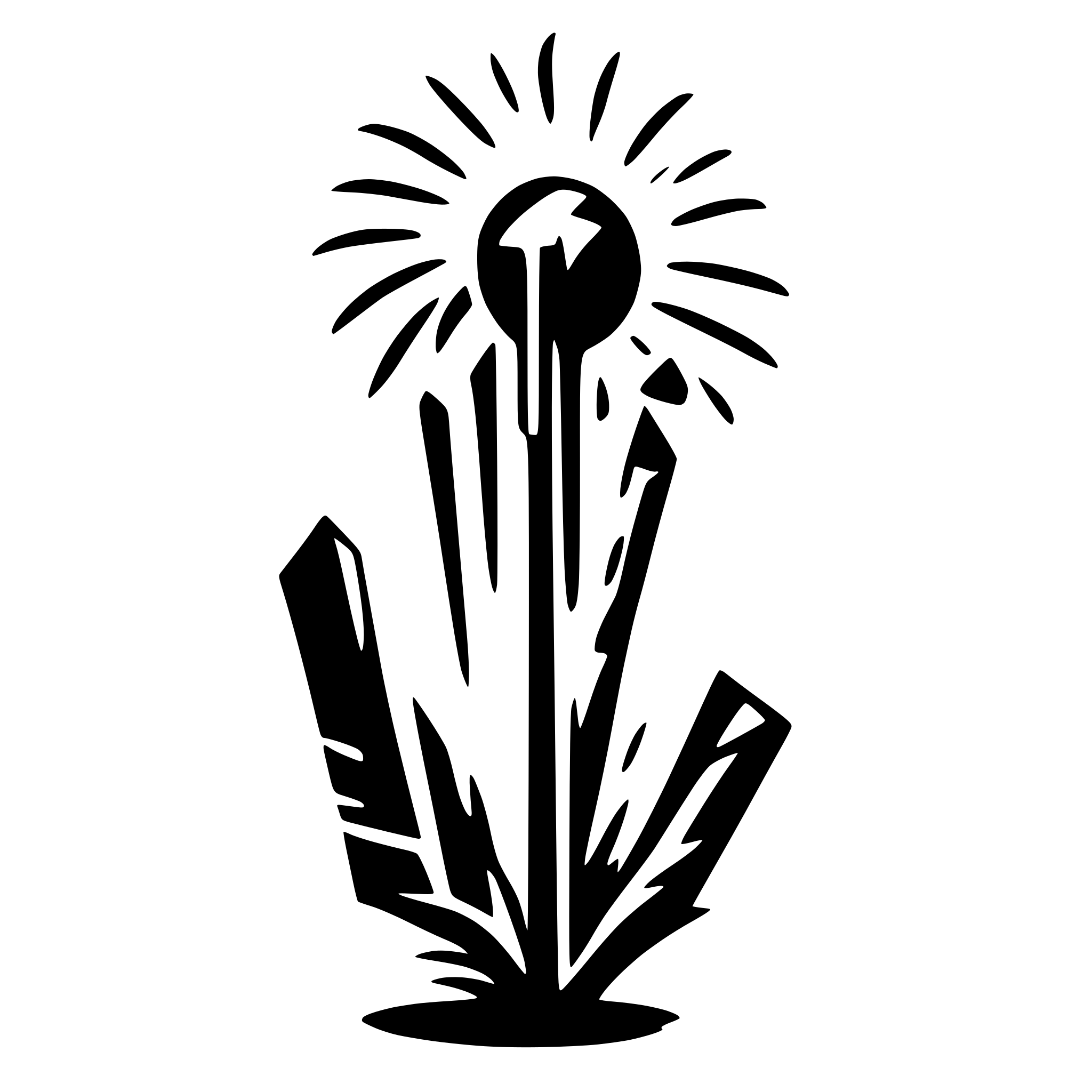 AI-generated SVG of 'Firework'