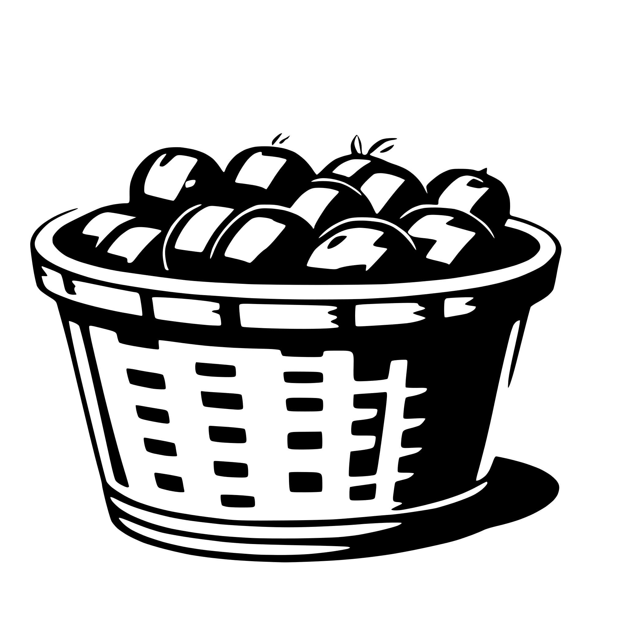 AI-generated SVG of a basket