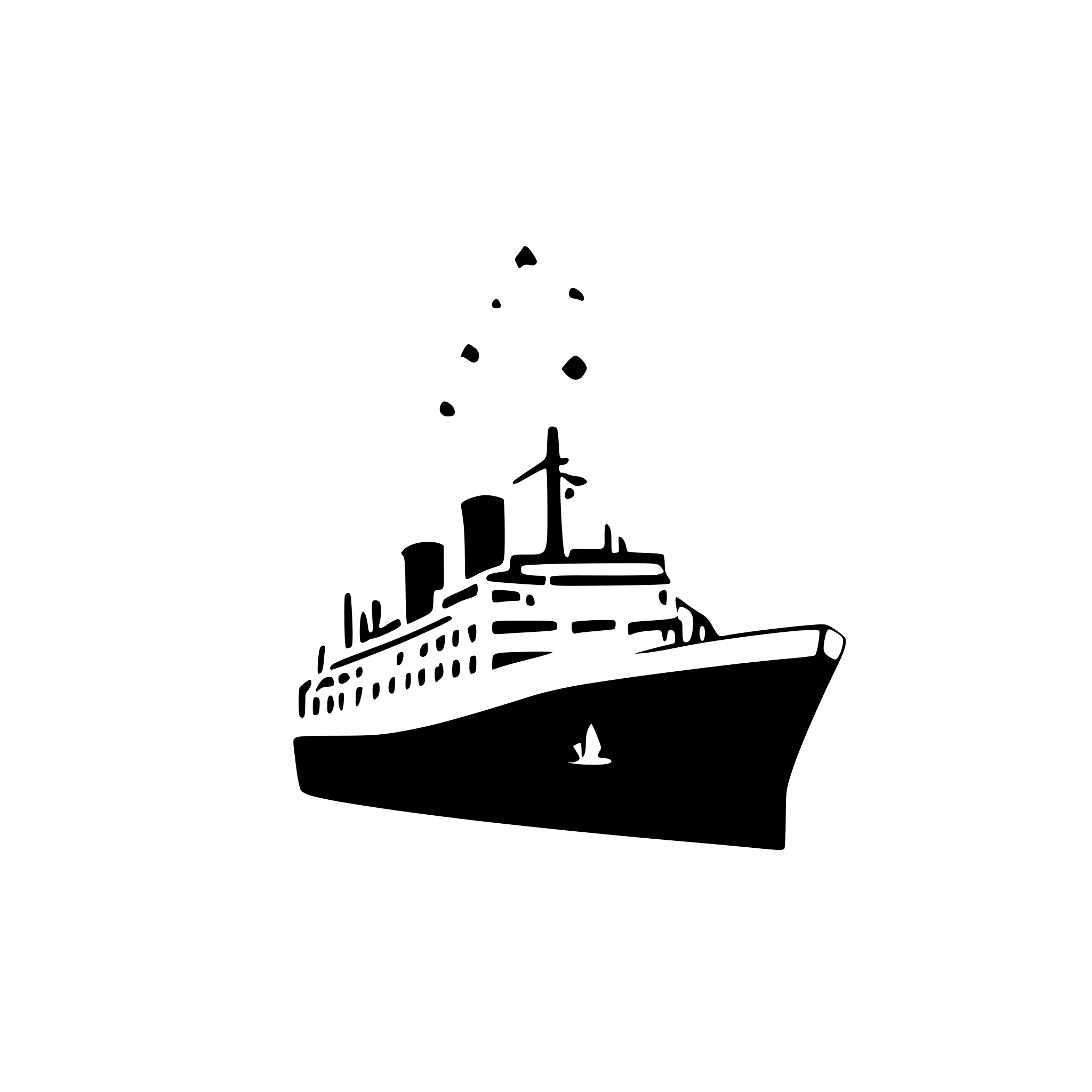 AI-generated SVG of 'titanic'