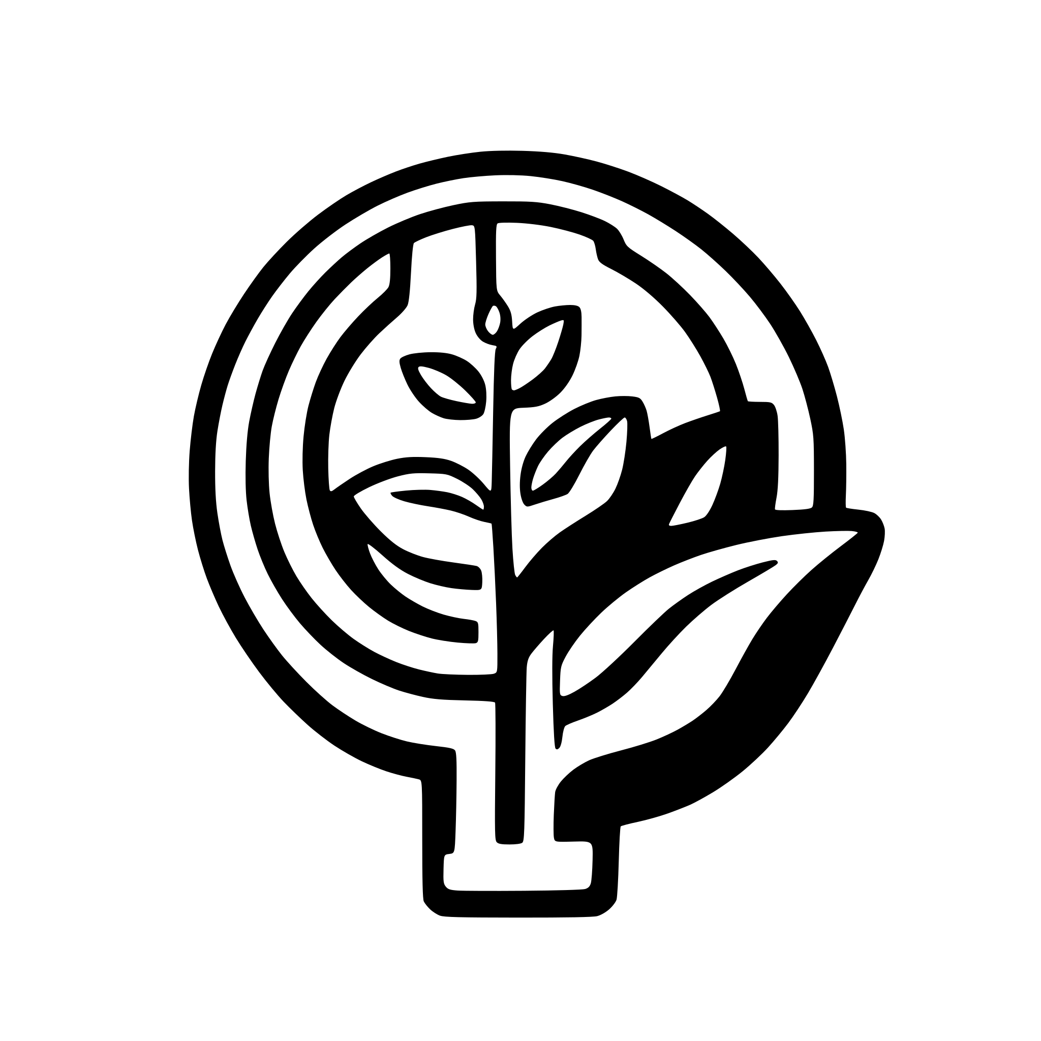 AI-generated SVG of a Criar um ícone de educação ambiental no estilo lineart