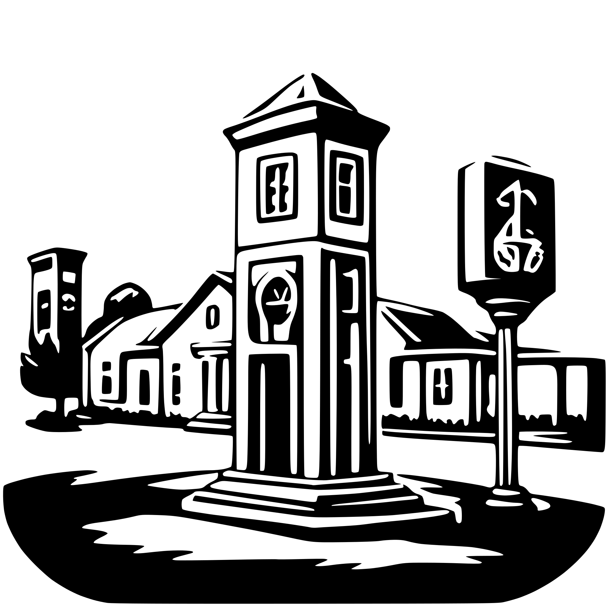 AI-generated SVG of a academy