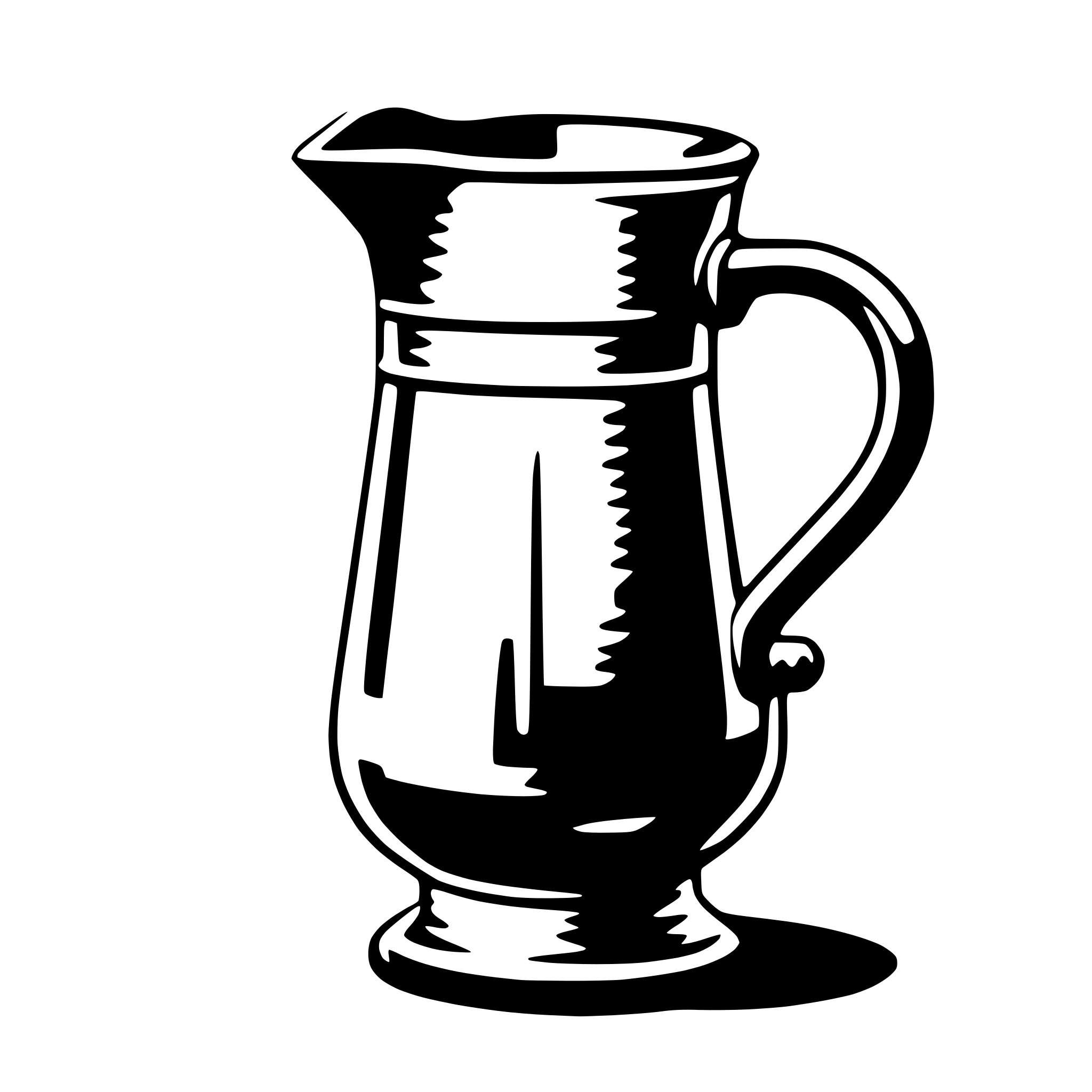 AI-generated SVG of a pitcher