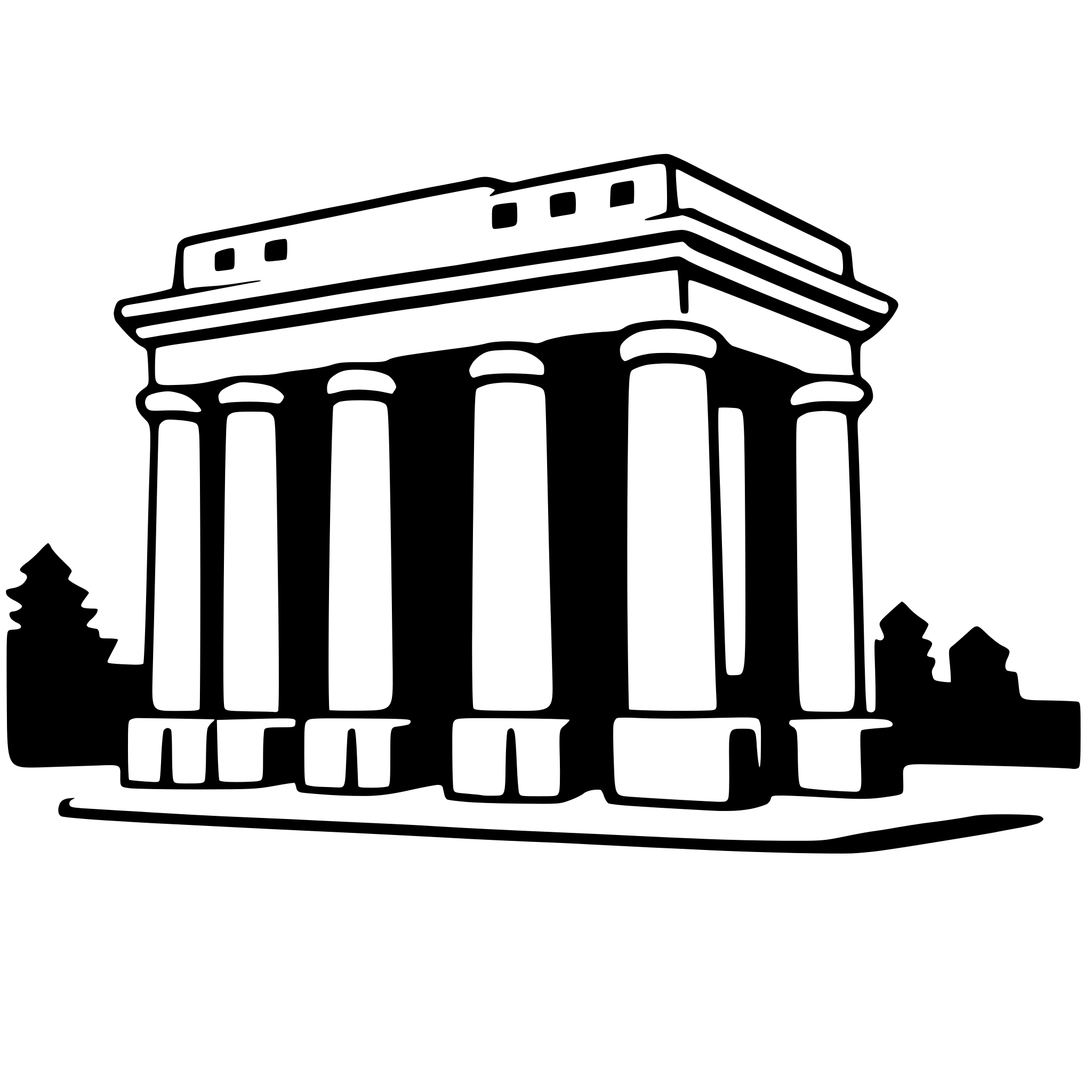 AI-generated SVG of 'brandenburg gate'