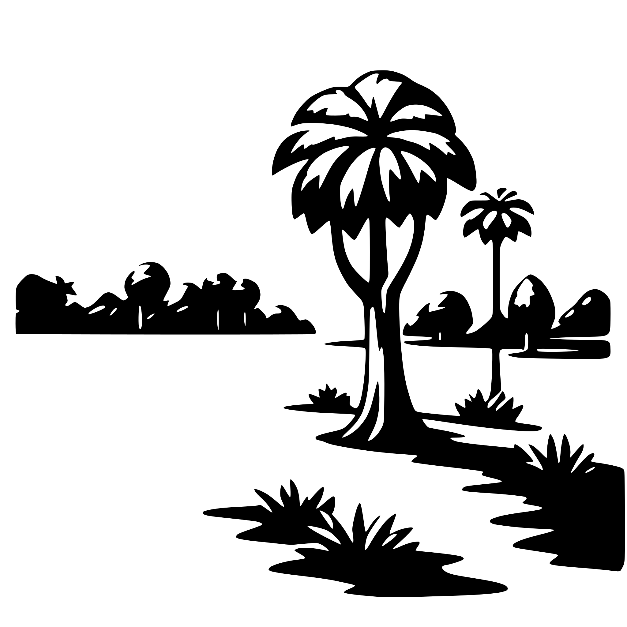 AI-generated SVG of 'NIGERIAN NATURE'
