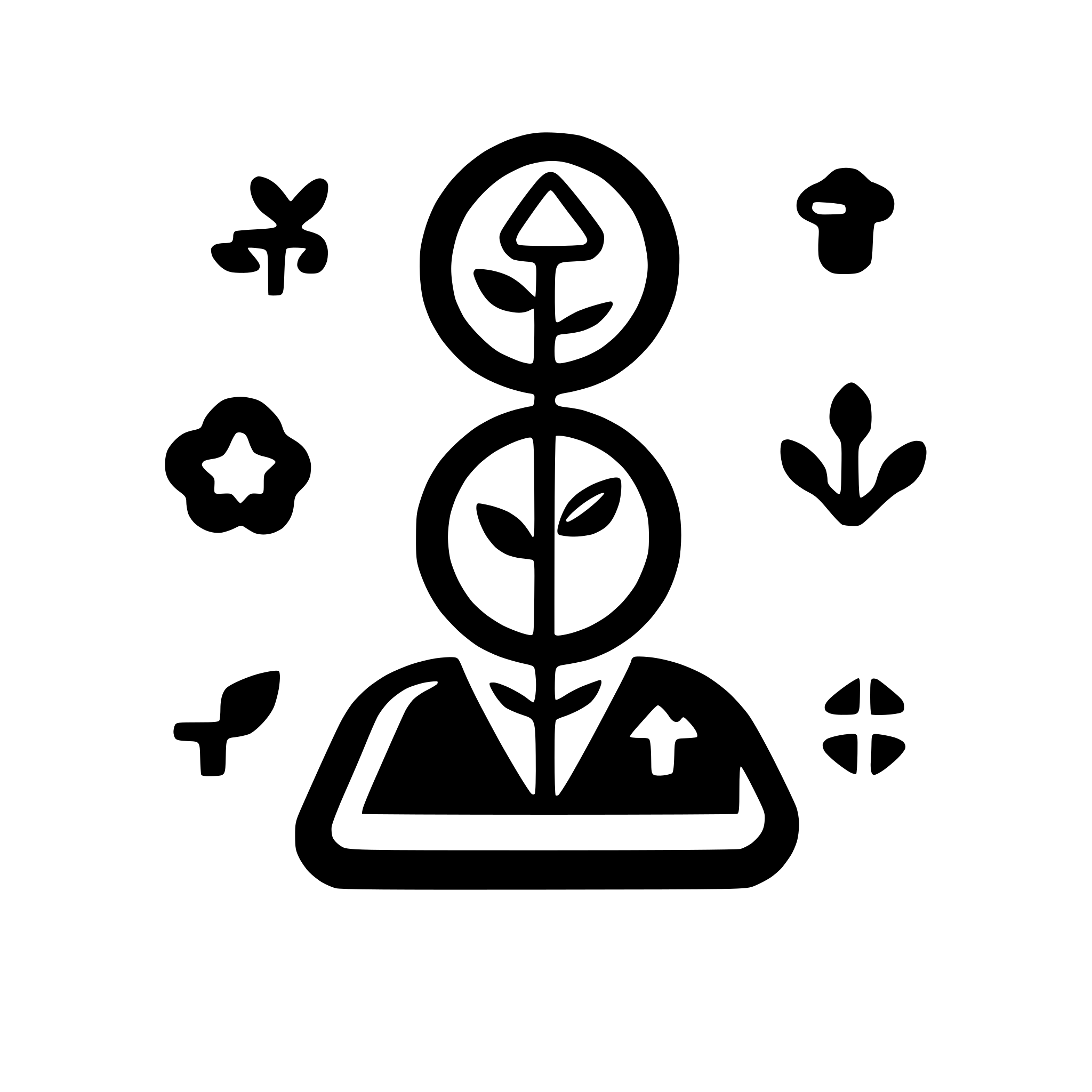 AI-generated SVG of a Design a modern, minimalist icon for a communication and productivity platform called Community Hub (CommHub). The icon should represent collaboration, communication, and seamless interaction. Focus on using abstract shapes or subtle metaphors to convey the core ideas of connectivity and teamwork. The platform includes features like audio/video calls, task management, AI-powered interactions, chat, and document sharing. Incorporate elements that suggest a dynamic, multi-functional hub while main