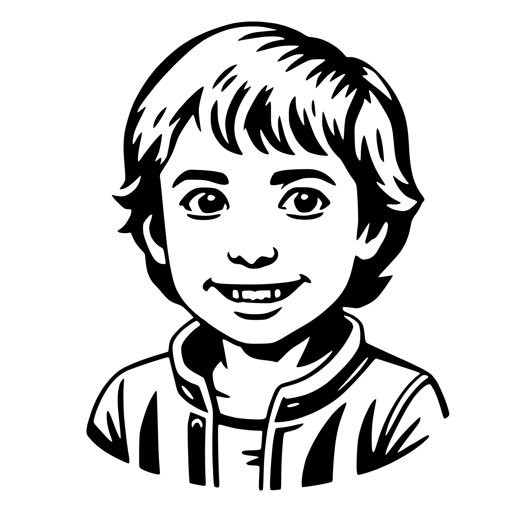 AI-generated SVG of 'kid'