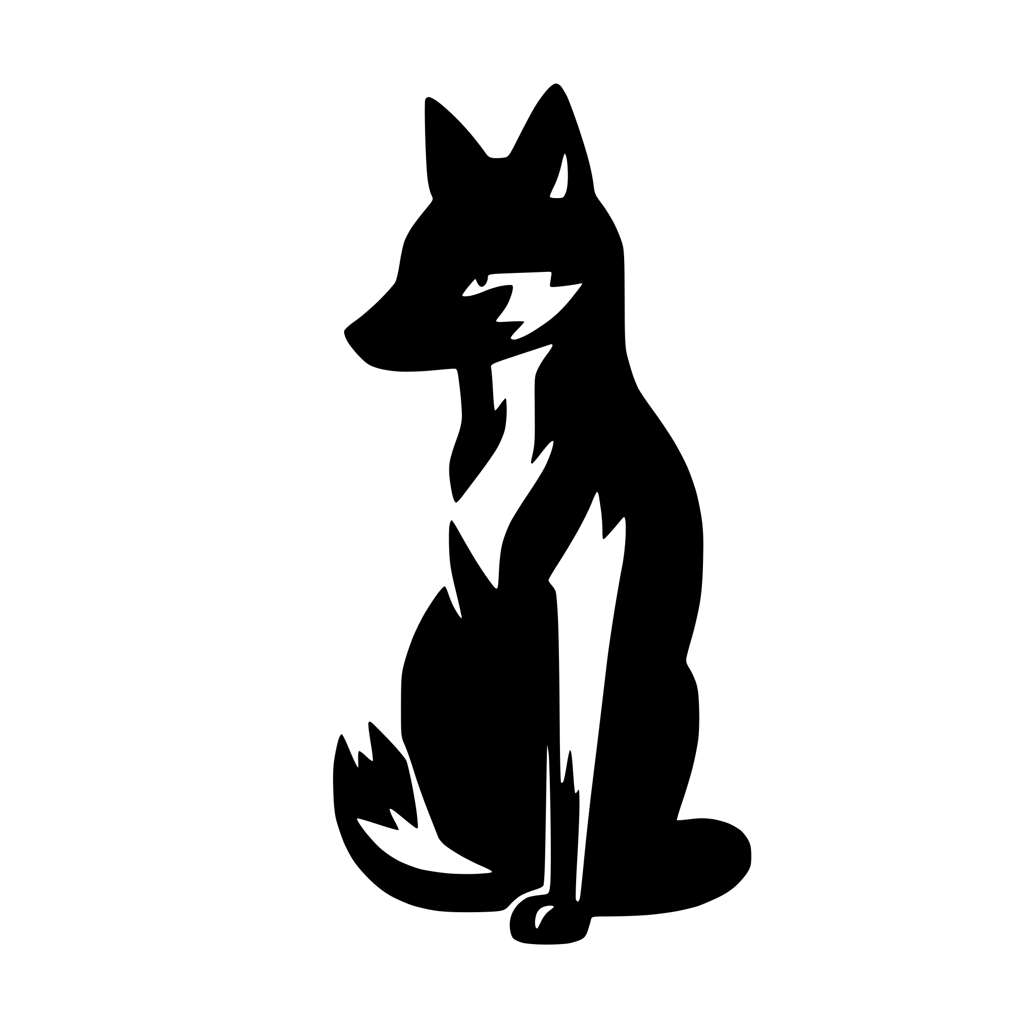 AI-generated SVG of 'fox'