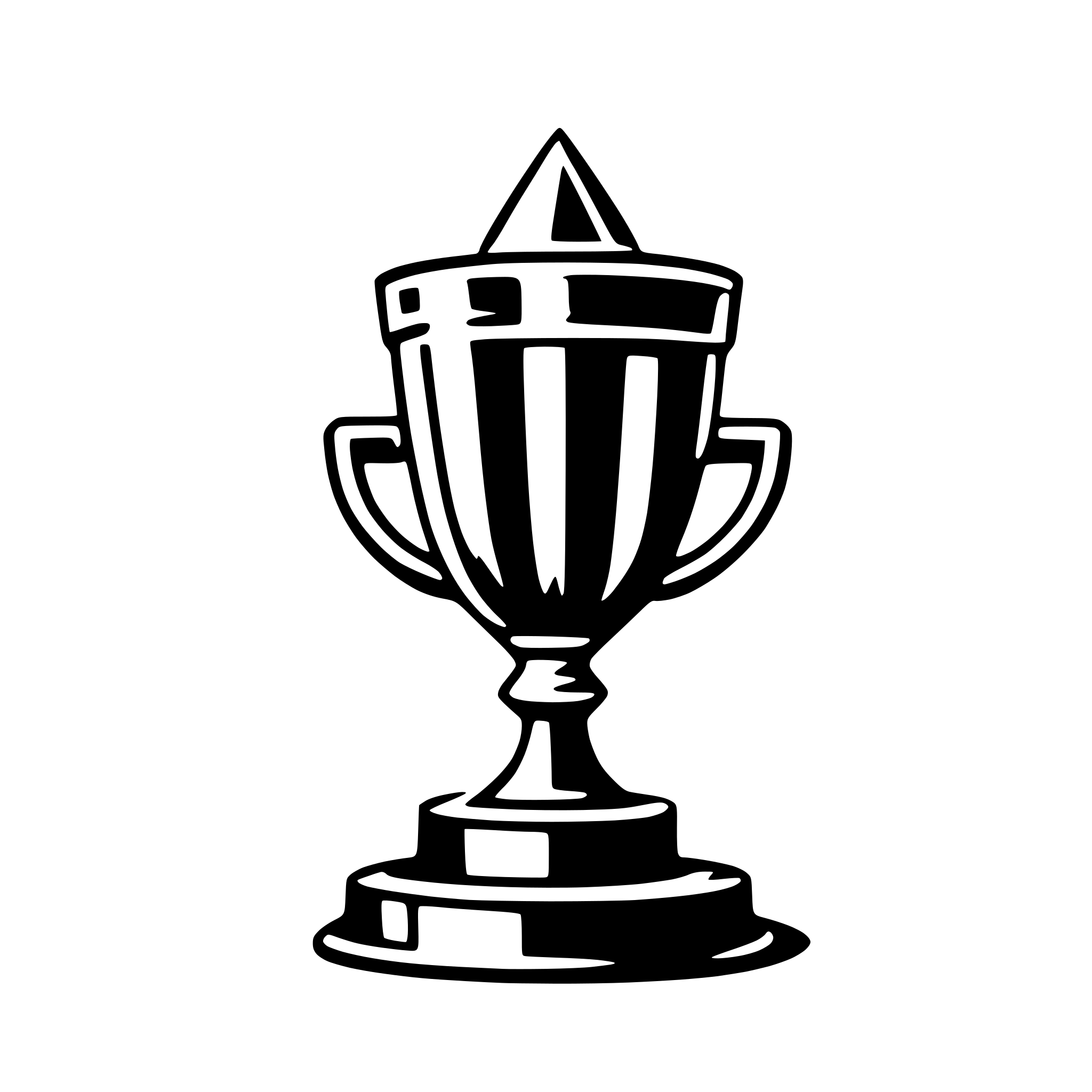 AI-generated SVG of a trophy