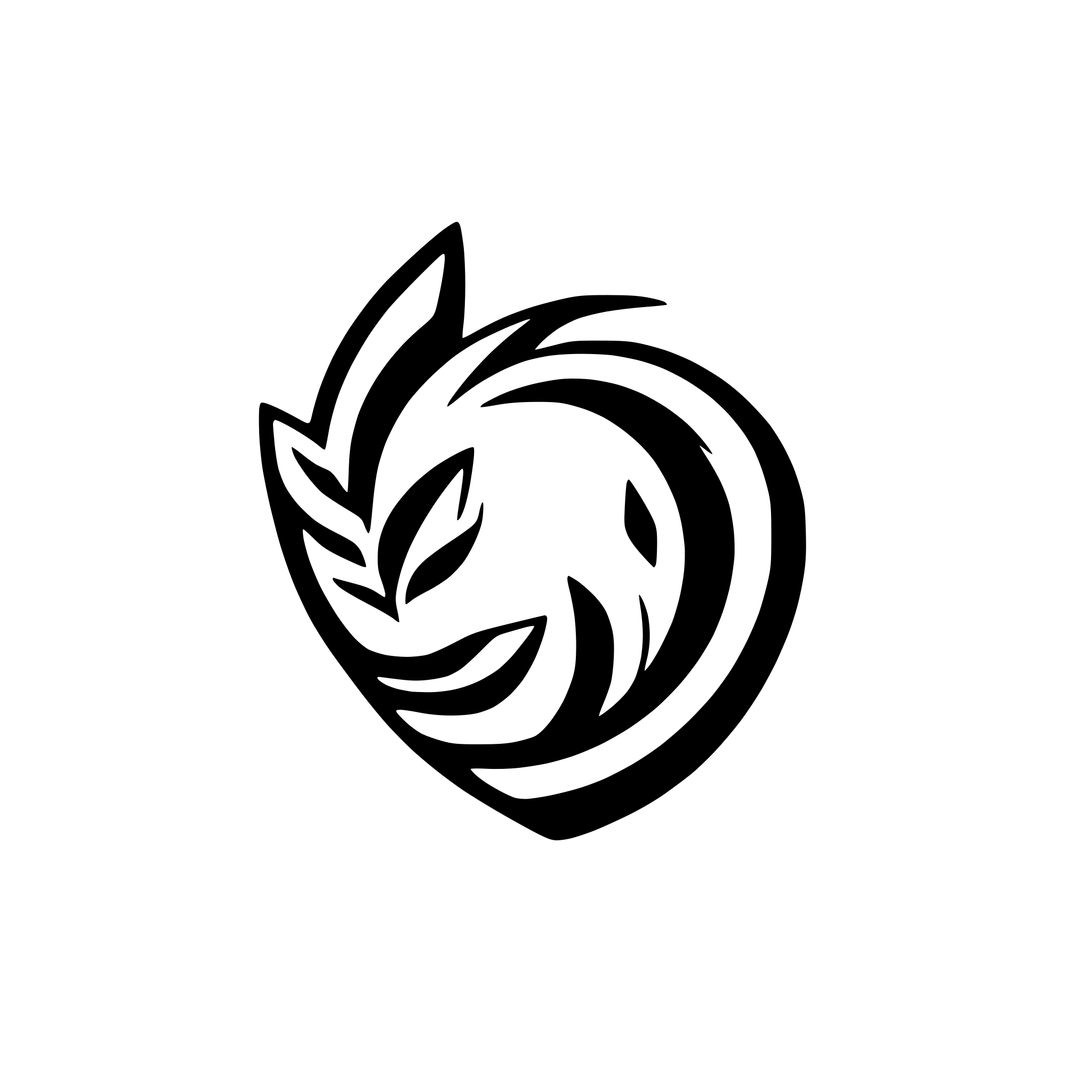 AI-generated SVG of a whirlwind