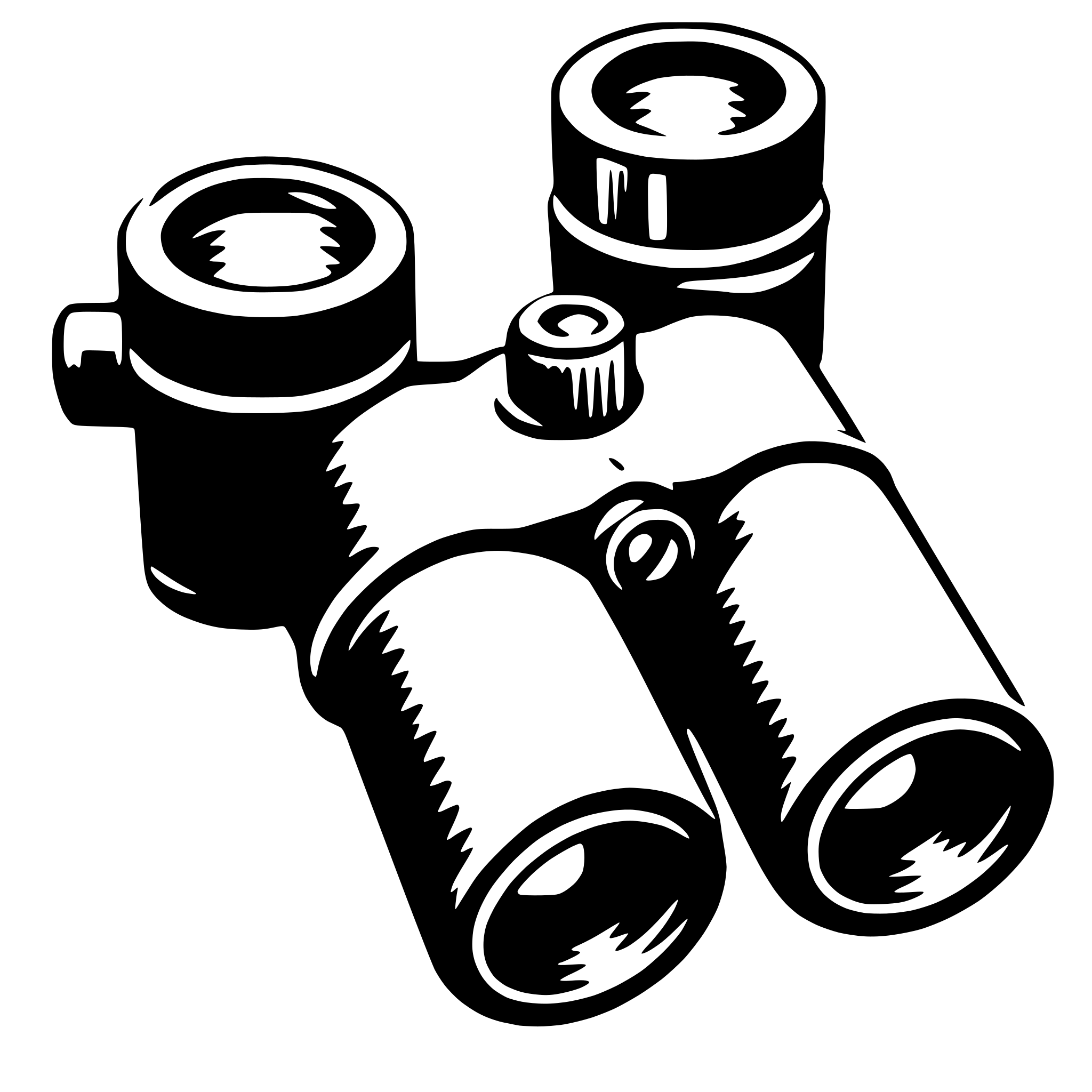 AI-generated SVG of 'binoculars'