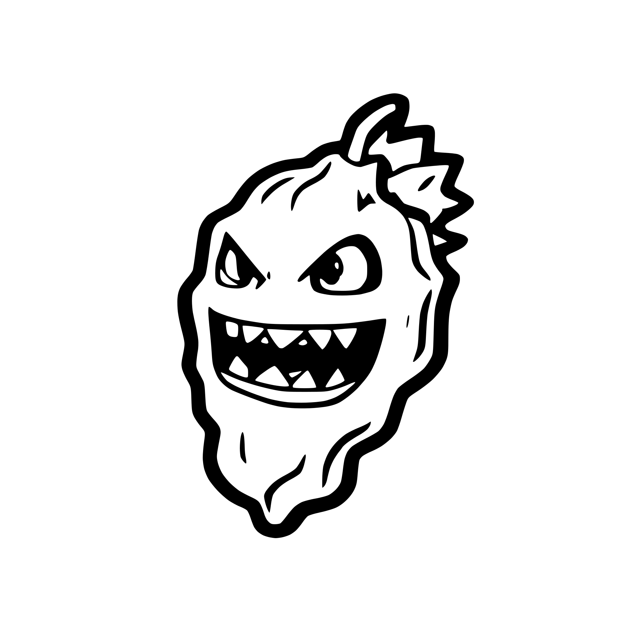 AI-generated SVG of 'Flaming ghost pepper'