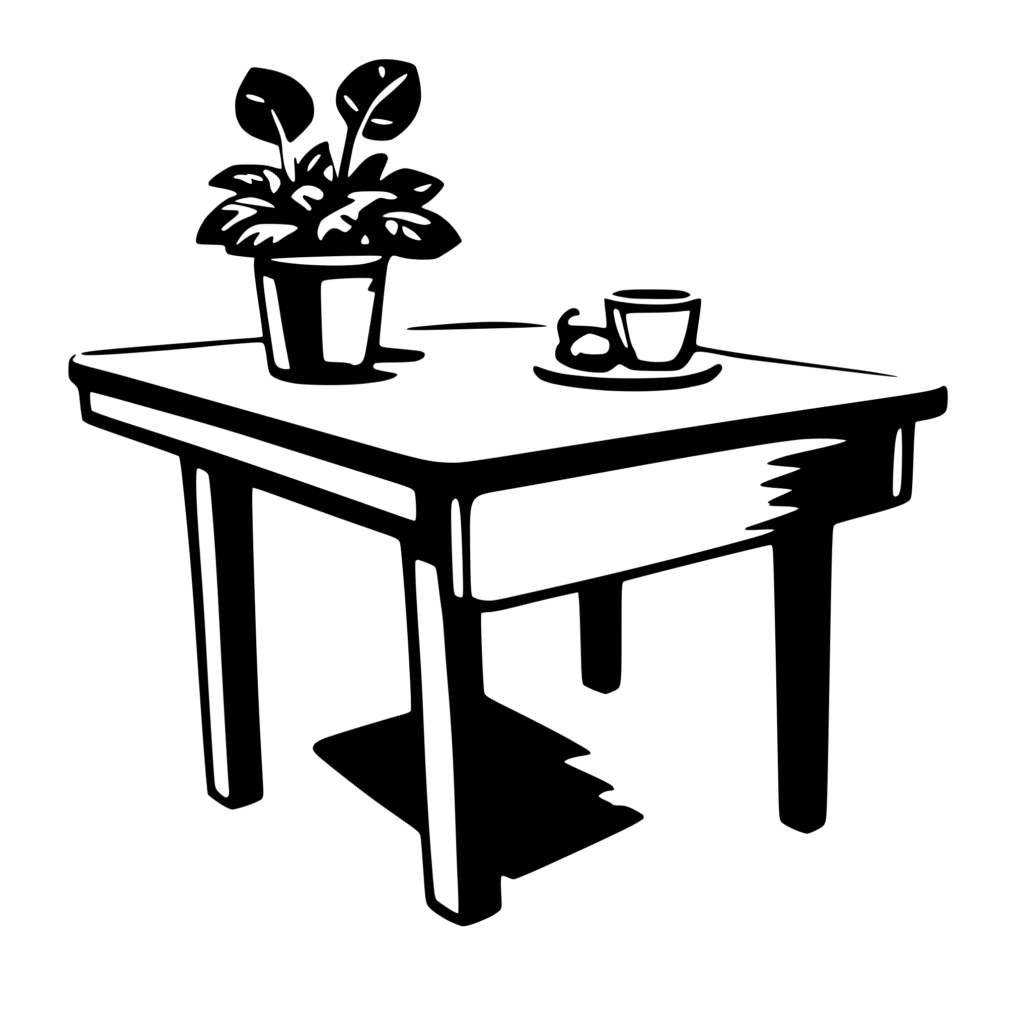 AI-generated SVG of a table