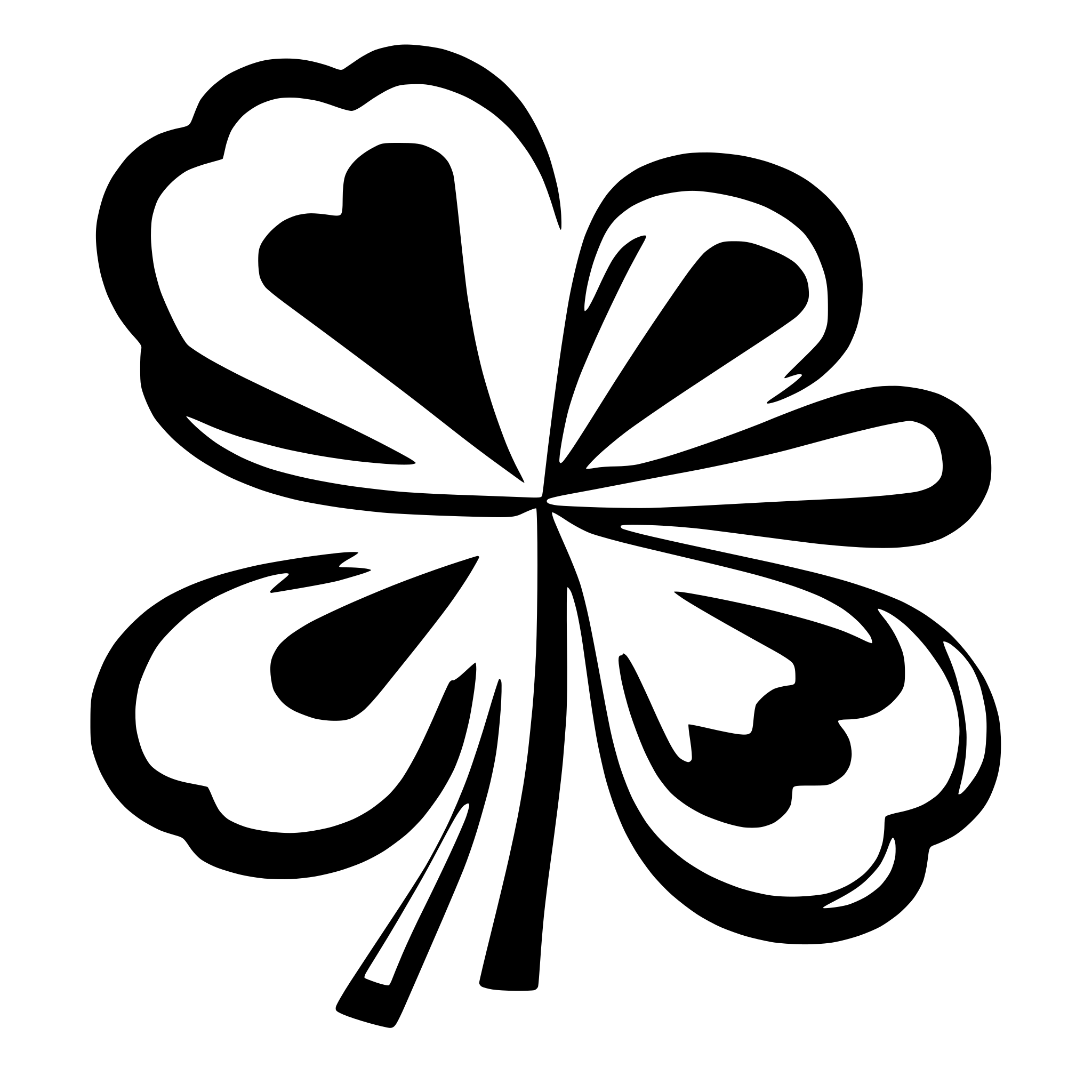 AI-generated SVG of 'Generate a beautiful lucky cloverleaf'