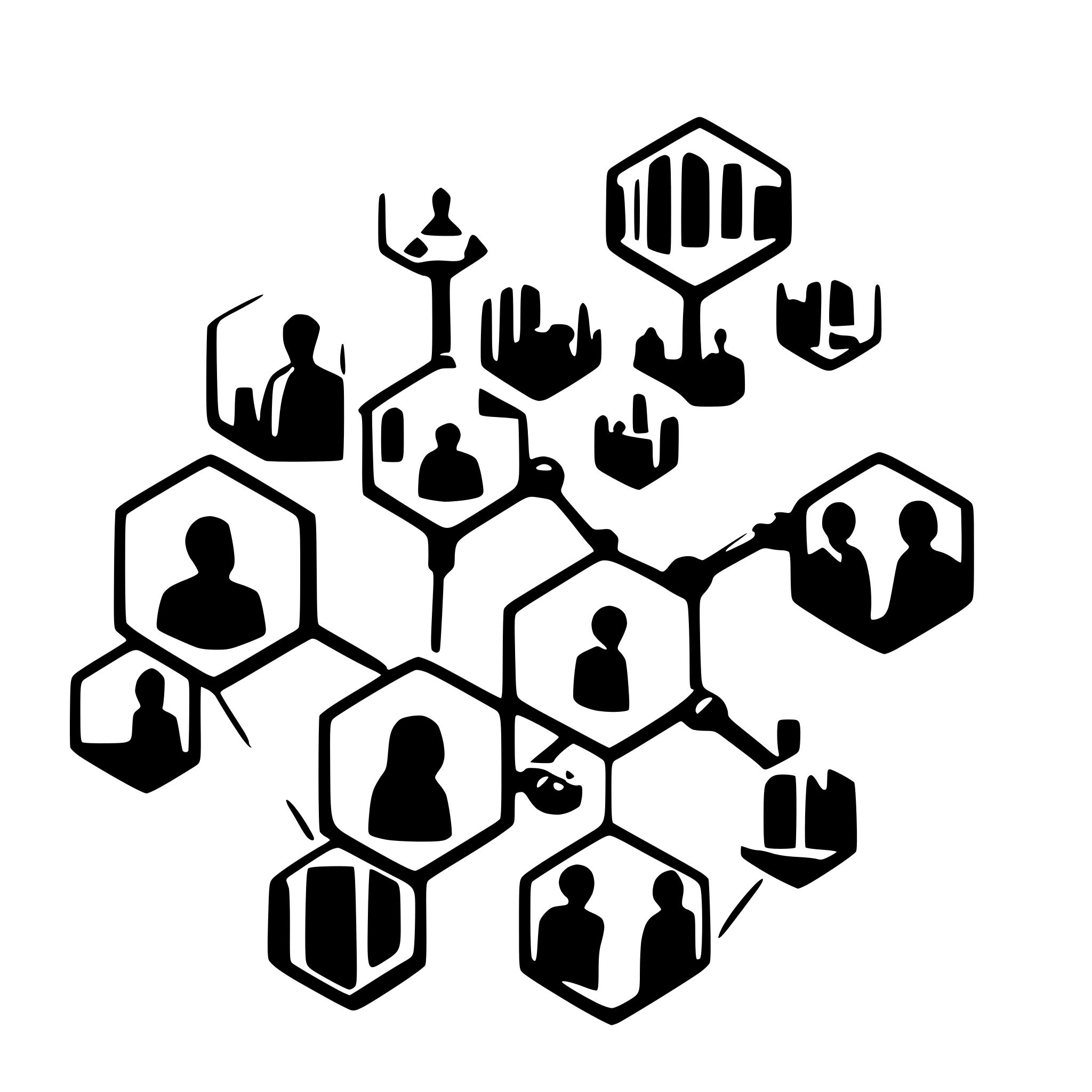AI-generated SVG of 'networking background'