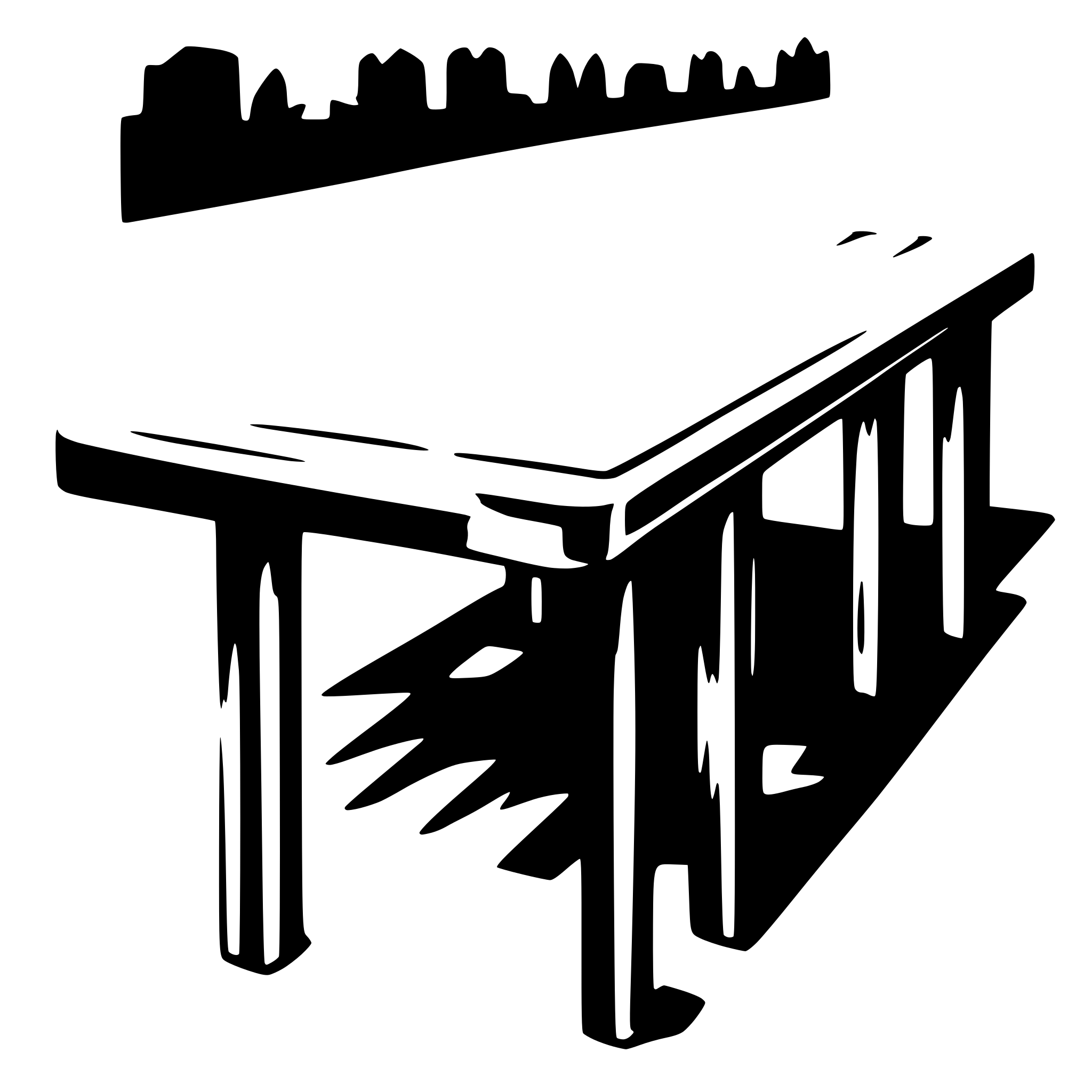 AI-generated SVG of 'table with 5 rows'
